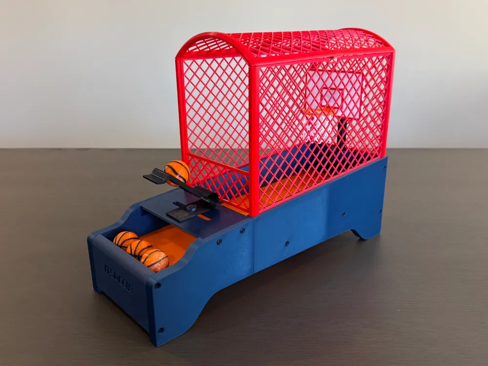 Juguete de basquetbol impreso en 3D