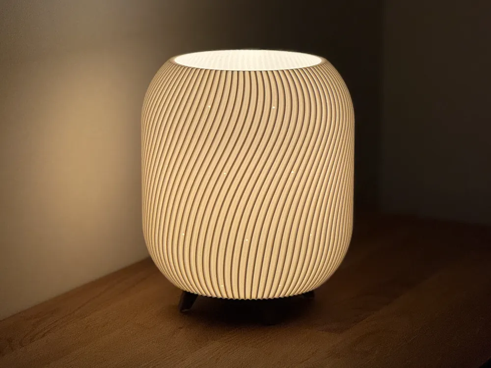 Lámpara decorativa impresa en 3D